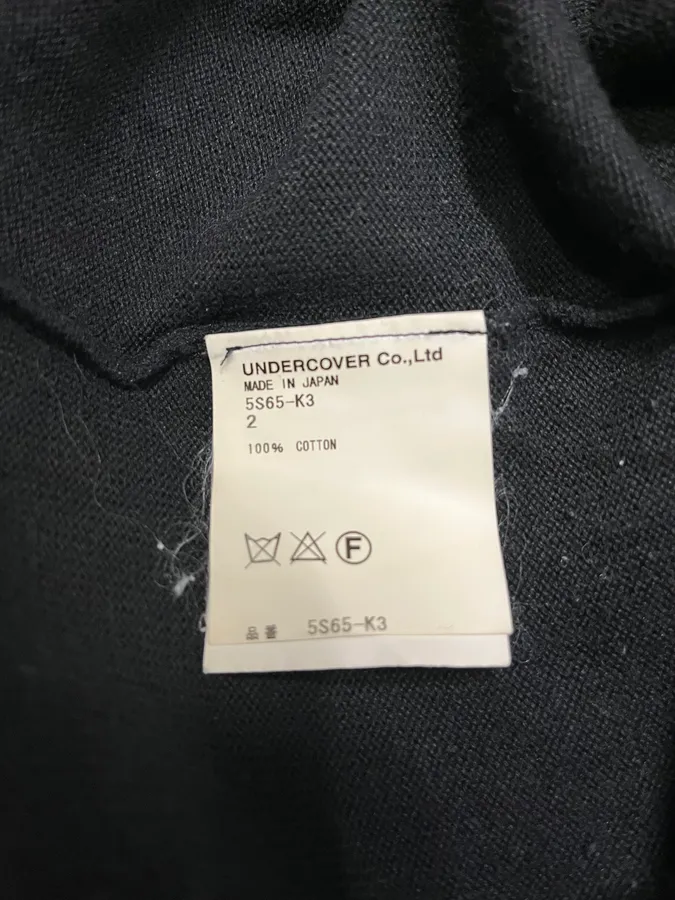 SS2005 Undercover Asymmetrical Restored Sweater - Image 7