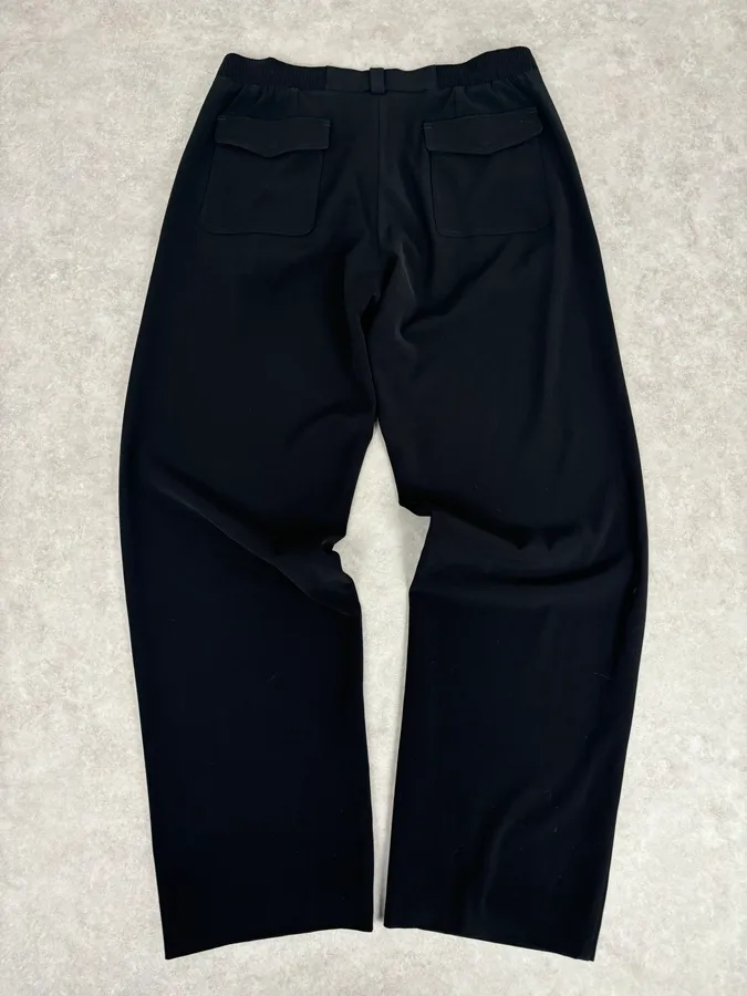 SS2006 Armani Collezioni Black Cozy Pants - Image 6