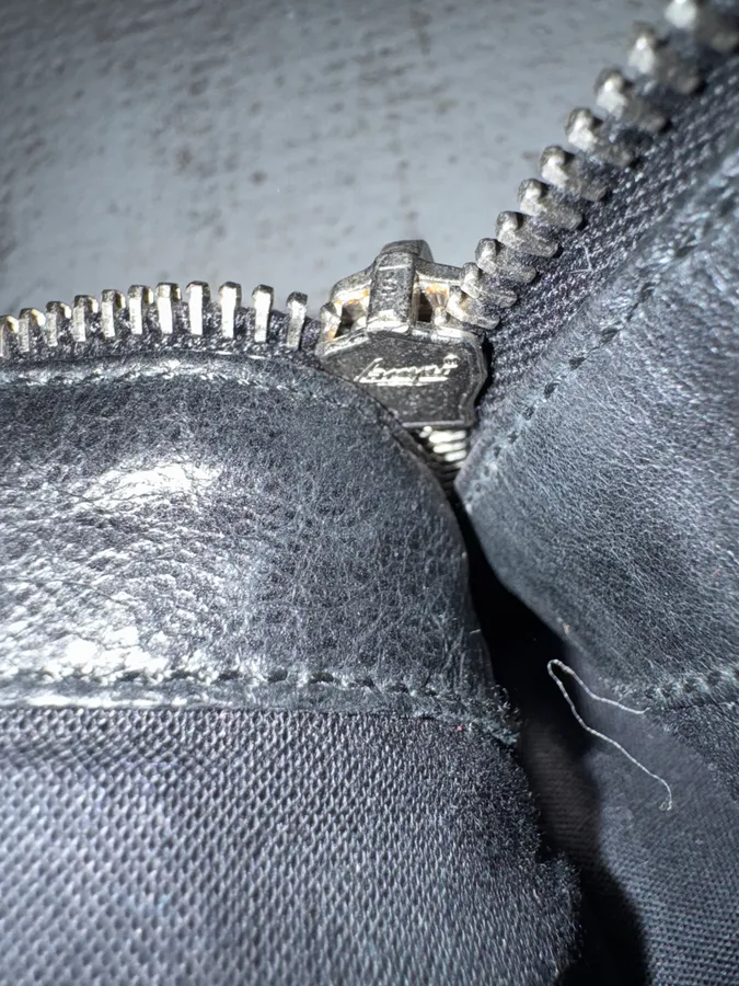 SS2006 Balenciaga City Black Pony Hair Leather Handle Bag - Image 10