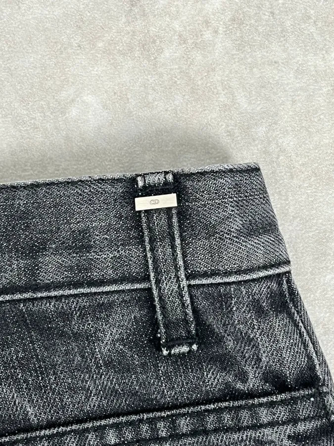 SS2006 Dior Grey Denim Shorts by Hedi Slimane - Image 10