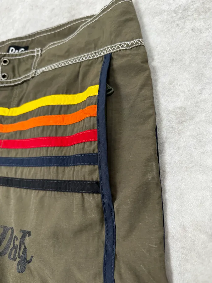 SS2006 Dolce & Gabbana Swimwear Denim Cargo Shorts - Image 9