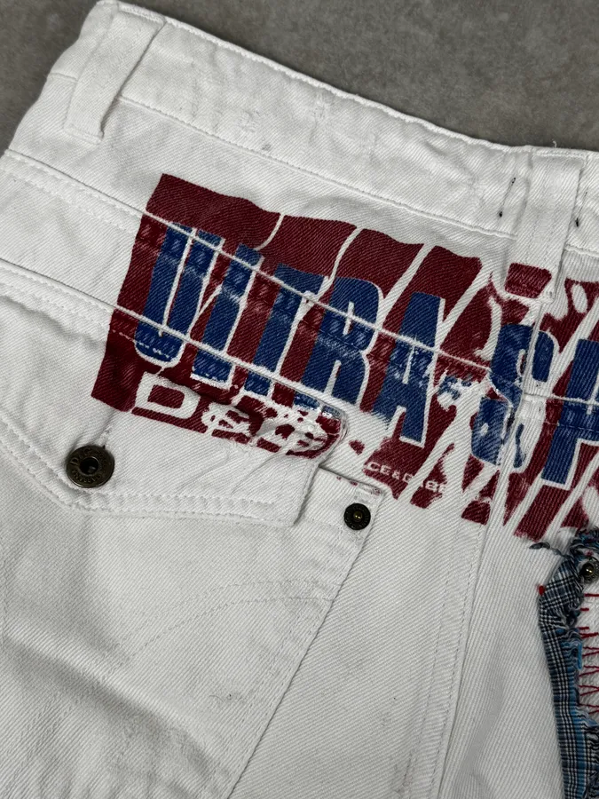 SS2006 Dolce & Gabbana White Tagged Sport Cargo Shorts - Image 11