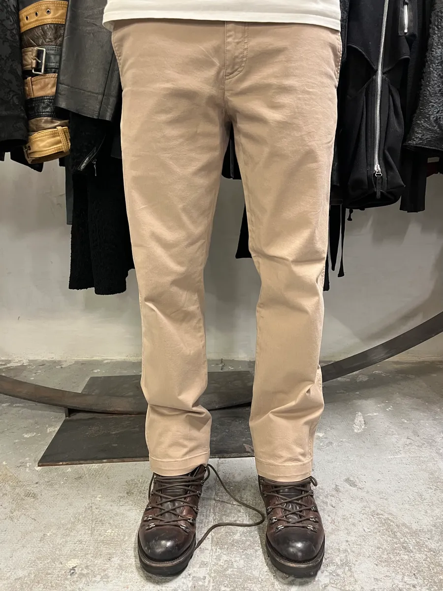 SS2006 Prada Beige Relaxed Regular Pants - Image 2