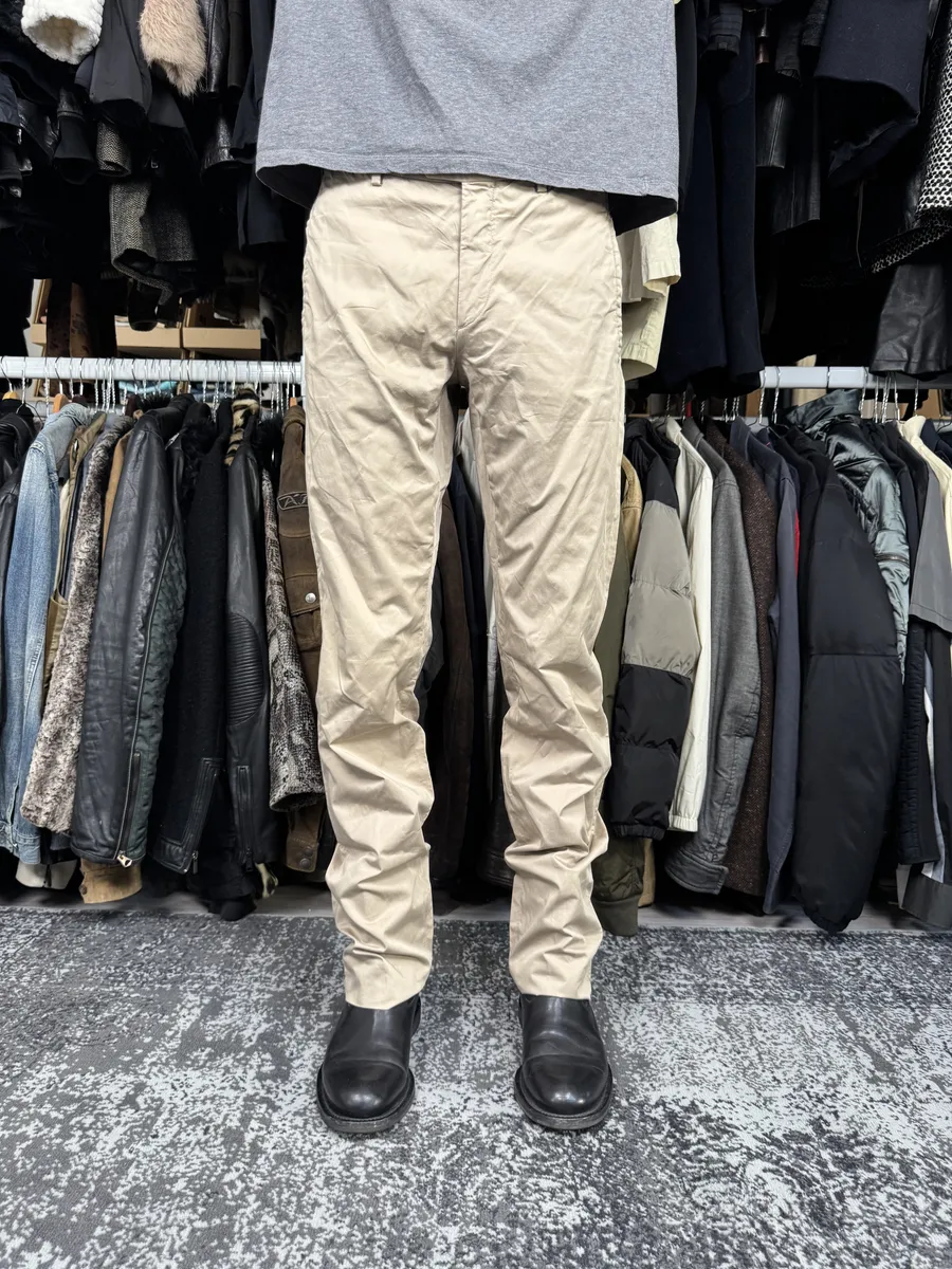SS2006 Prada Beige Straight Chino Pants - Image 3