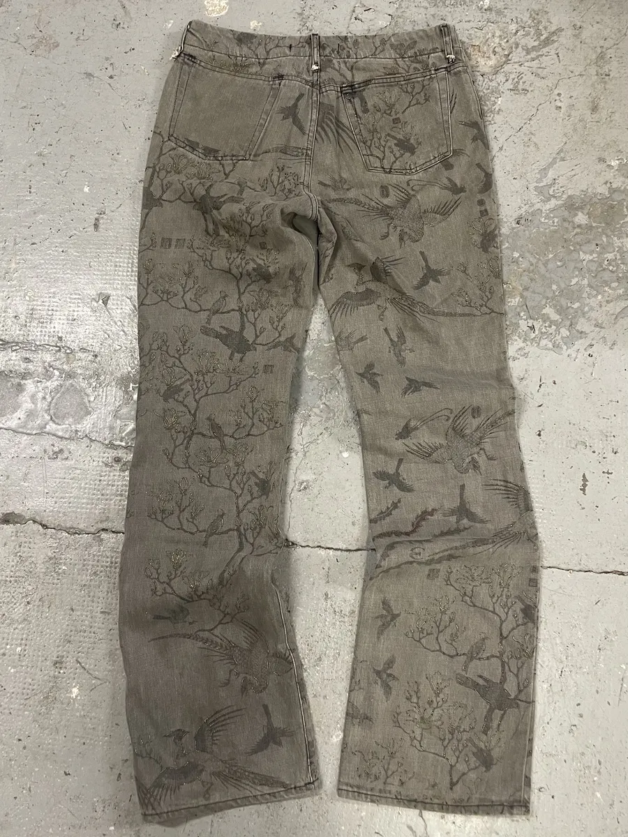 SS2007 Cavalli Nature Grey Eden Safari Denim Jeans