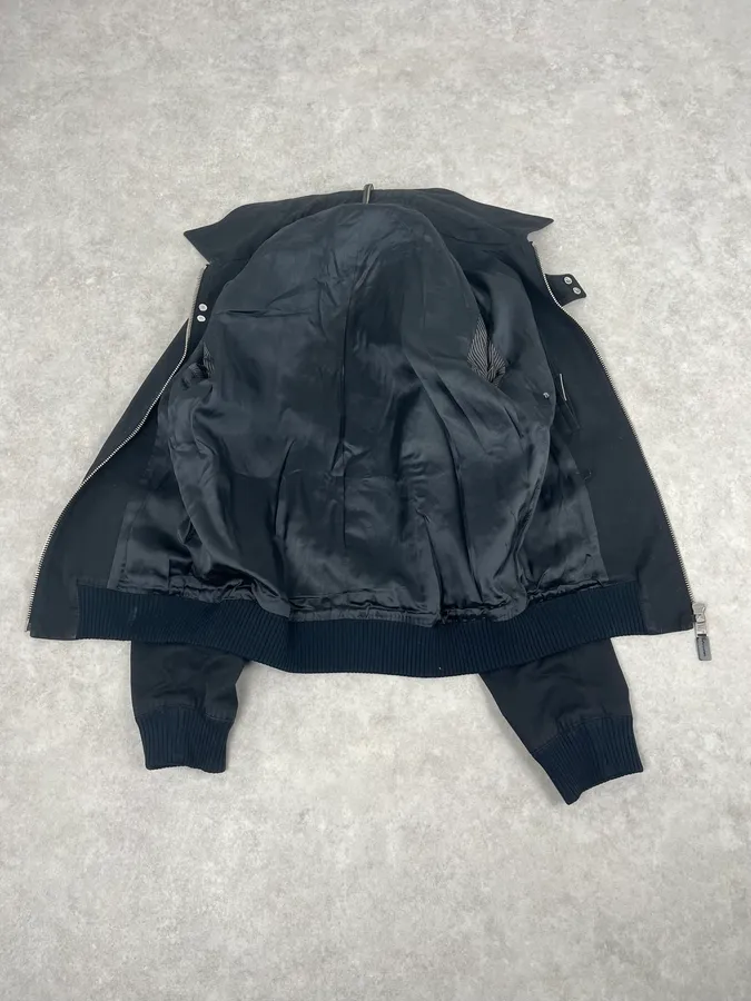 SS2007 Dior Homme Black Snap Panel Cargo Jacket by Hedi Slimane - Image 7