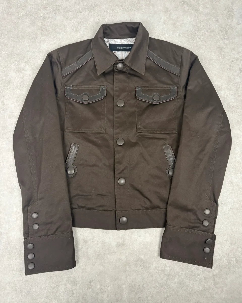 SS2007 Dsquared2 Military Khaki Buttoned Jacket