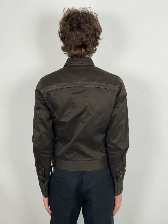 SS2007 Dsquared2 Military Khaki Buttoned Jacket - Image 3