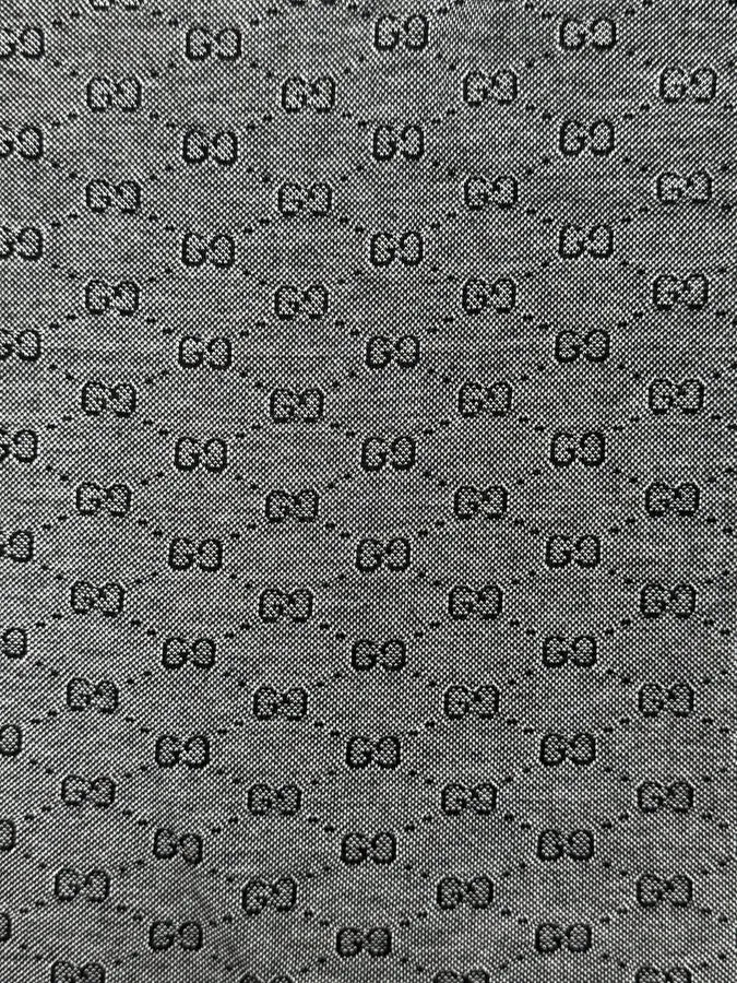 SS2007 Gucci Grey Monogram Polo Shirt by Frida Giannini - Image 7