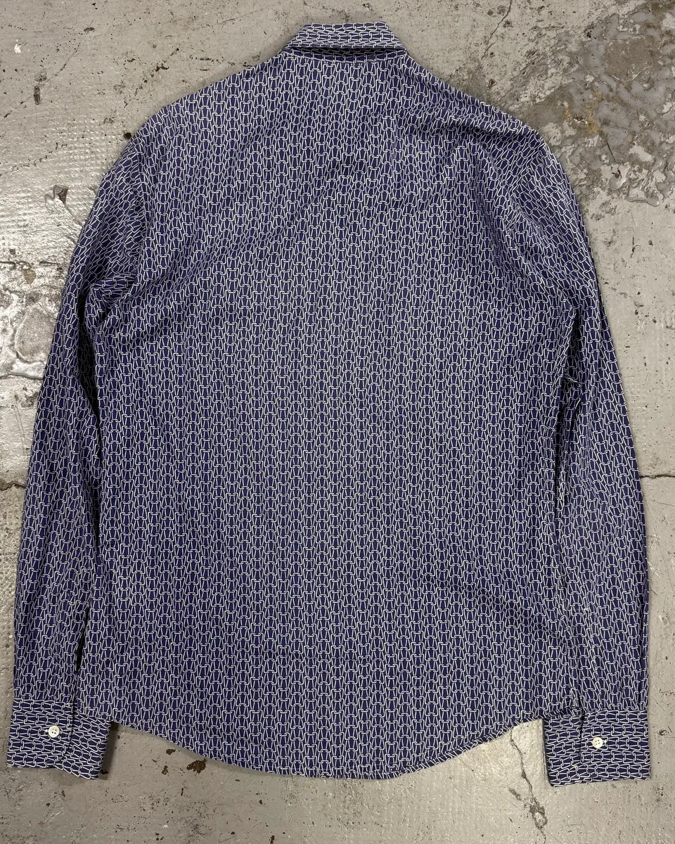 SS2007 Maison Martin Margiela Blue Abstract Shirt - Image 2