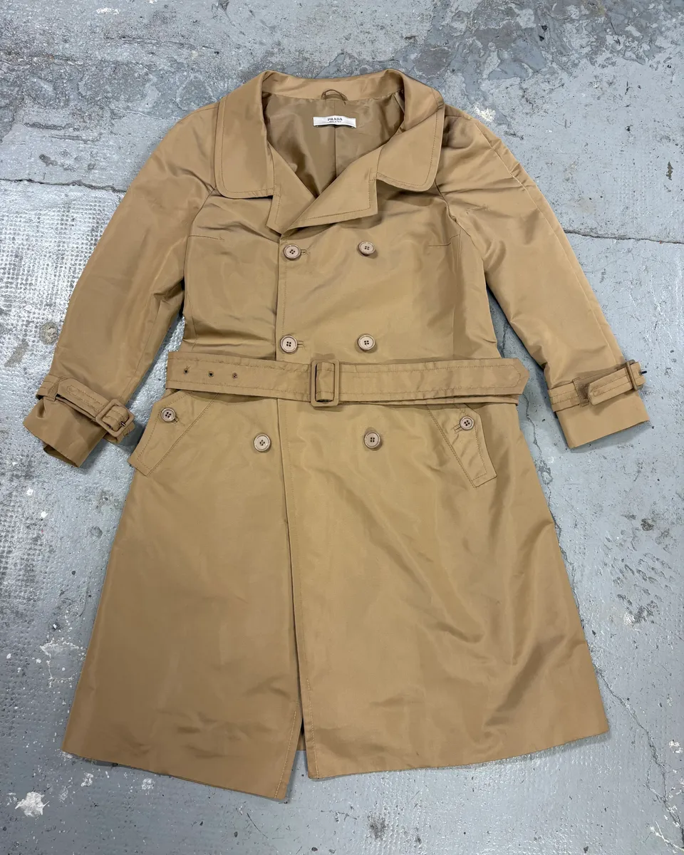 SS2007 Prada Beige Trench Coat Jacket