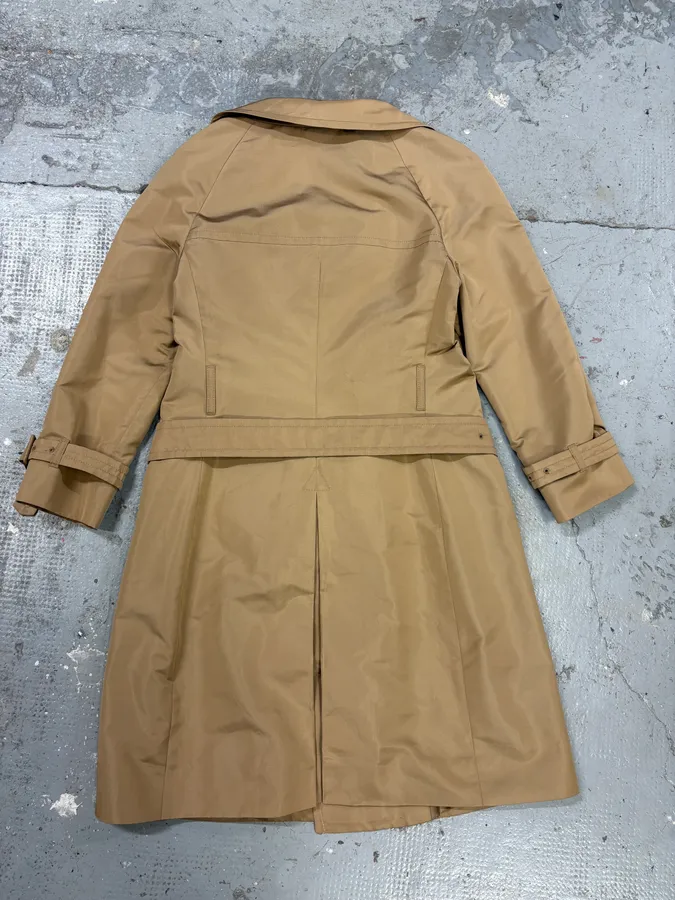 SS2007 Prada Beige Trench Coat Jacket - Image 2