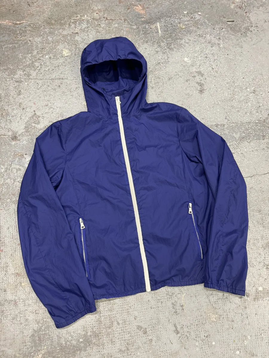 SS2007 Prada Royal Blue Light Tactical Hooded Nylon Jacket - Image 5