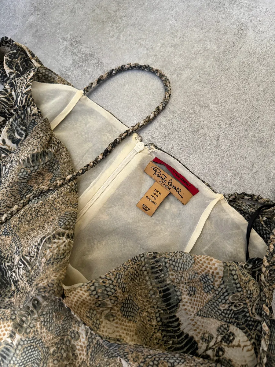 SS2007 Roberto Cavalli for H&M Silk Dress - Image 9