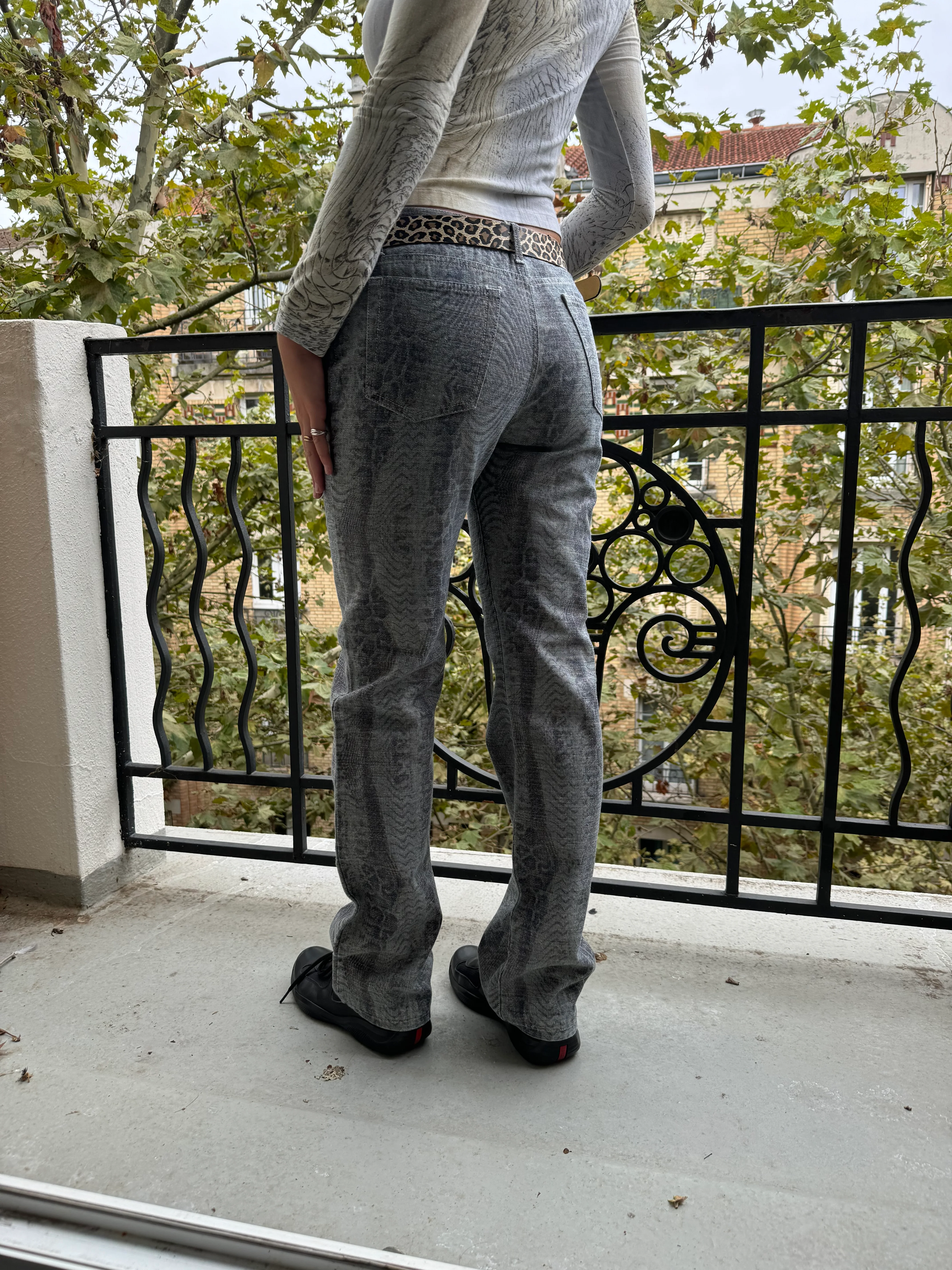 SS2008 Cavalli Panther Psycho Brut Pants - Image 2