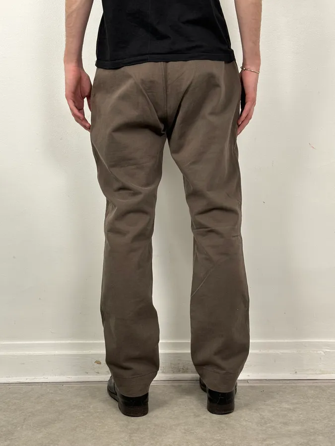 SS2008 Dolce & Gabbana Brown Archive Utility Cargo Pants - Image 3
