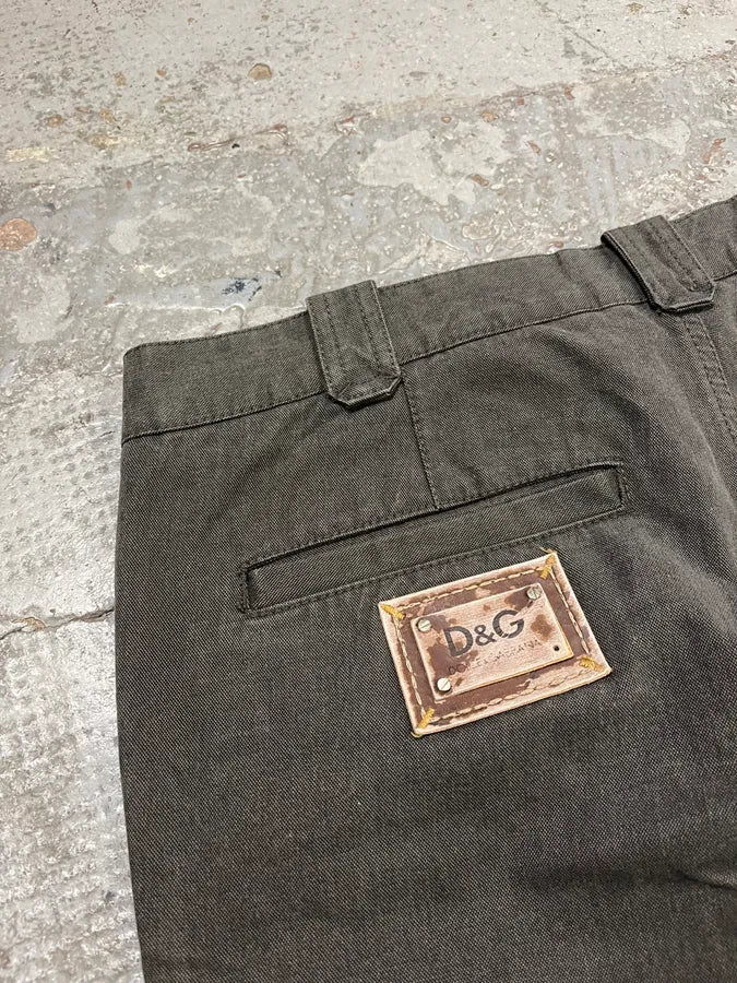 SS2008 Dolce & Gabbana Multi-Pocket Cargo Grey Pants - Image 10