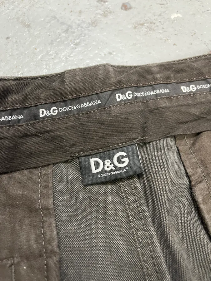 SS2008 Dolce & Gabbana Multi-Pocket Cargo Grey Pants - Image 12