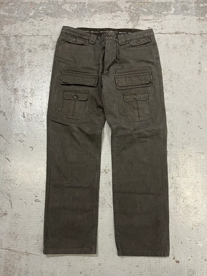SS2008 Dolce & Gabbana Multi-Pocket Cargo Grey Pants - Image 4
