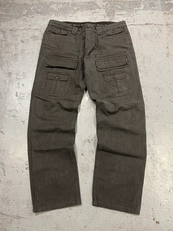 SS2008 Dolce & Gabbana Multi-Pocket Cargo Grey Pants - Image 5