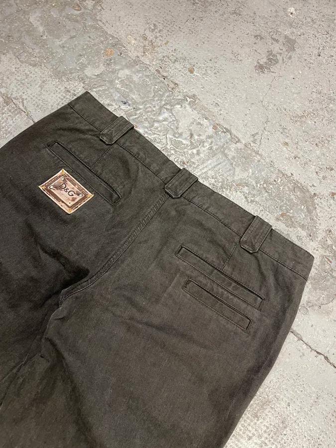 SS2008 Dolce & Gabbana Multi-Pocket Cargo Grey Pants - Image 9