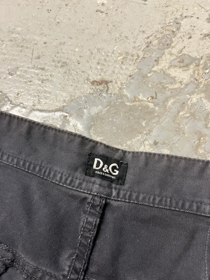 SS2008 Dolce & Gabbana Obscure Multi Pockets Cargo Pants - Image 13