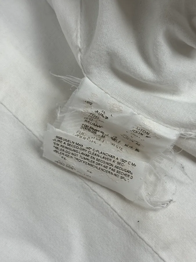 SS2008 Dsquared2 White Asymmetrical Nylon Contrast Stitch Jacket - Image 13