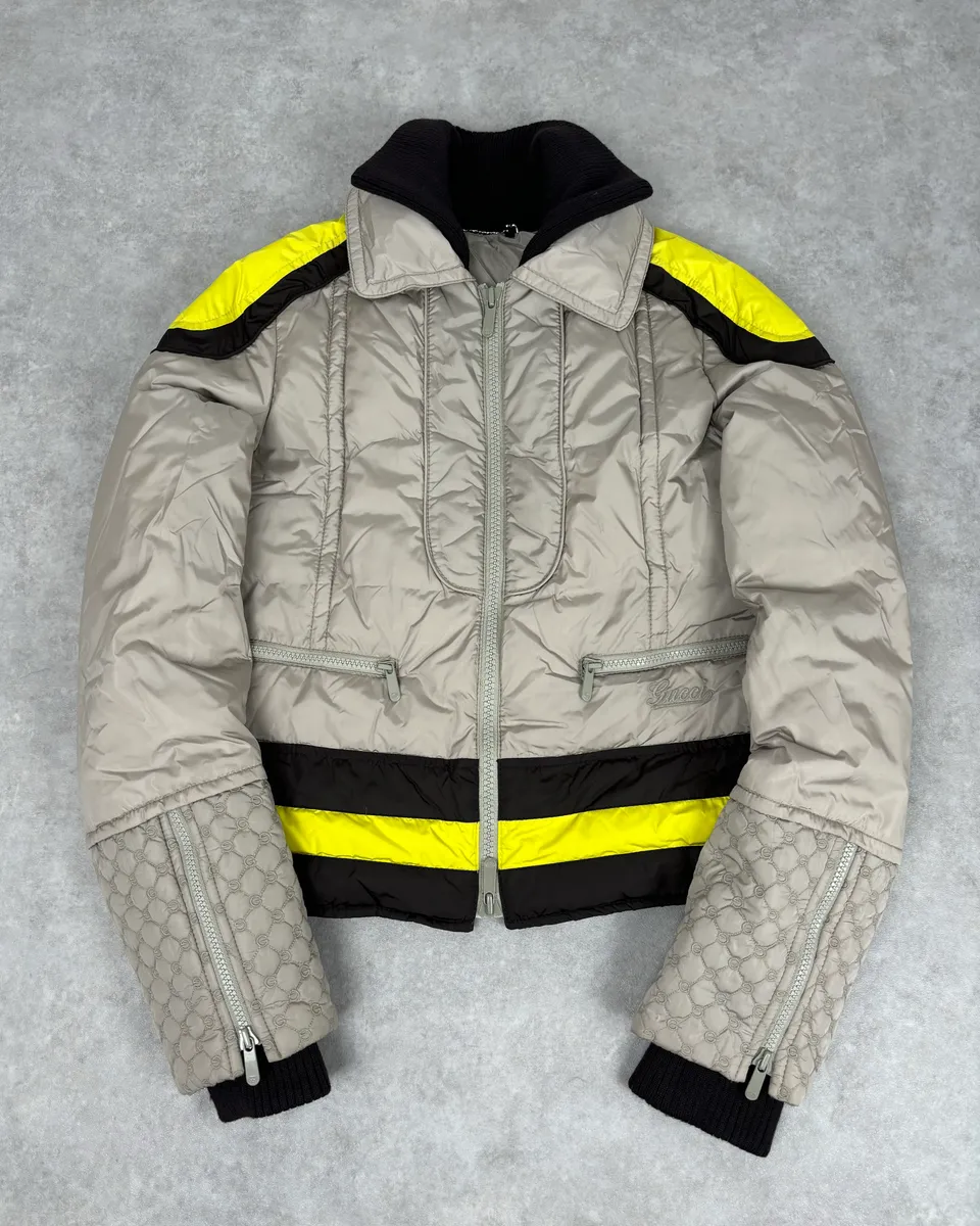 SS2008 Gucci GG Monogram Technical Ski Jacket by Frida Giannini