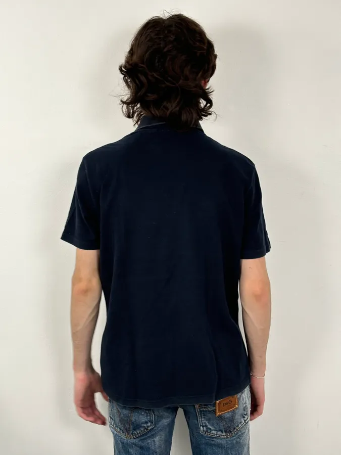 SS2008 Gucci Navy Embroidered Polo by Frida Giannini - Image 3