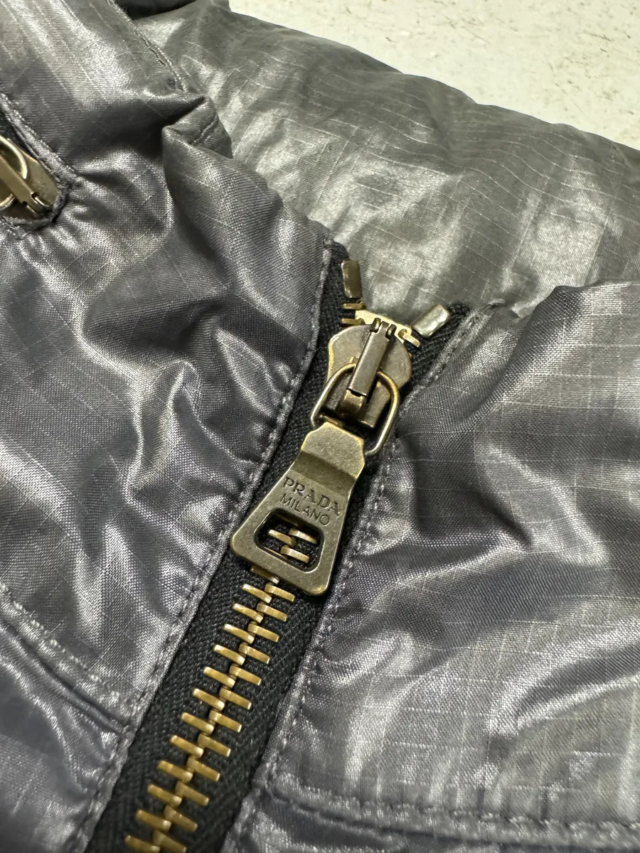 SS2008 Prada Grey & Blue Sport Linea Rossa Jacket - Image 7