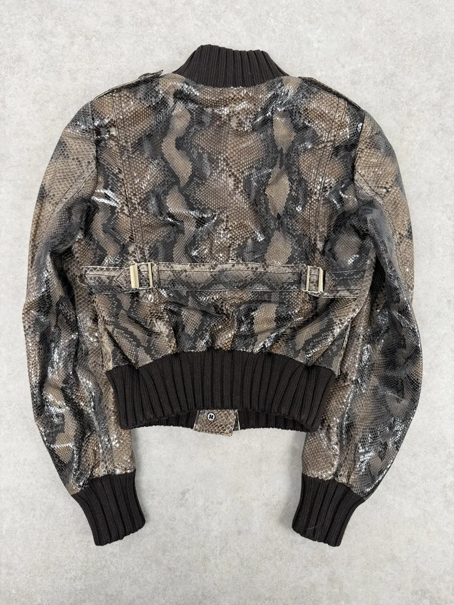 SS2009 Gucci Madonna Python Leather Jacket by Frida Giannini - Image 2