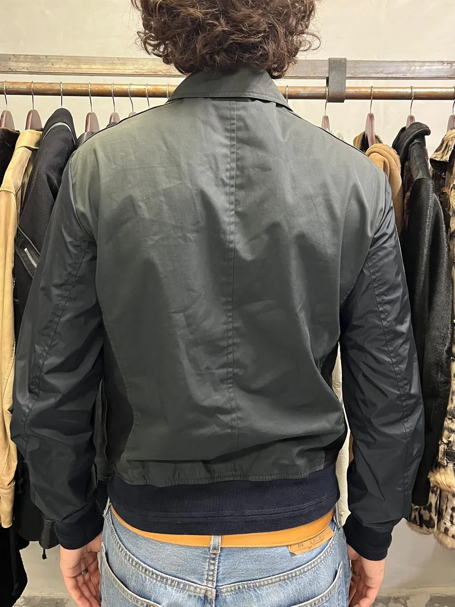 SS2009 Gucci Navy & Black Light Hybrid Jacket - Image 8