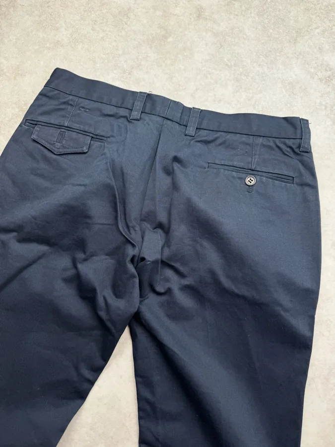 SS2009 Gucci Navy Silver Medal Chinos Pants by Frida Giannini - Image 8