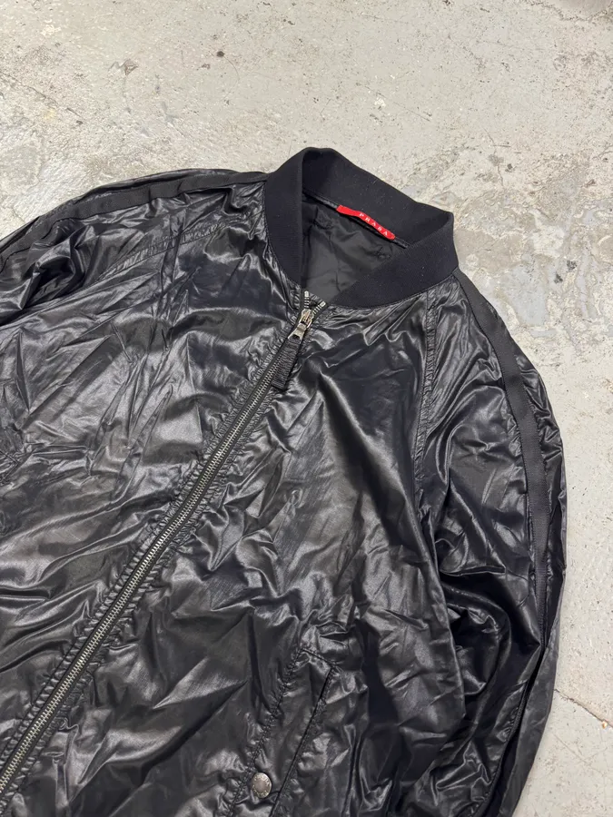 SS2009 Prada Black Nylon Light Jacket - Image 4