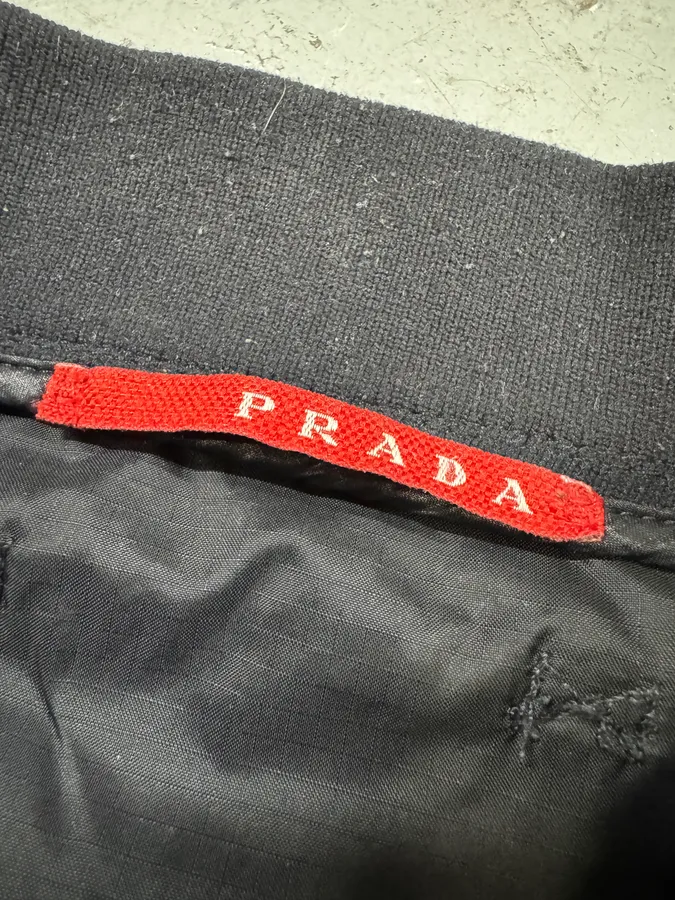 SS2009 Prada Black Nylon Light Jacket - Image 8