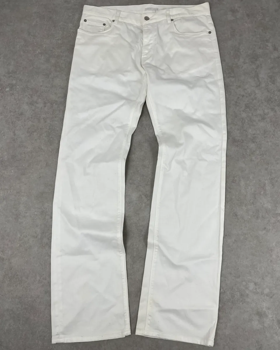 SS2009 Prada White Classic Denim Jeans