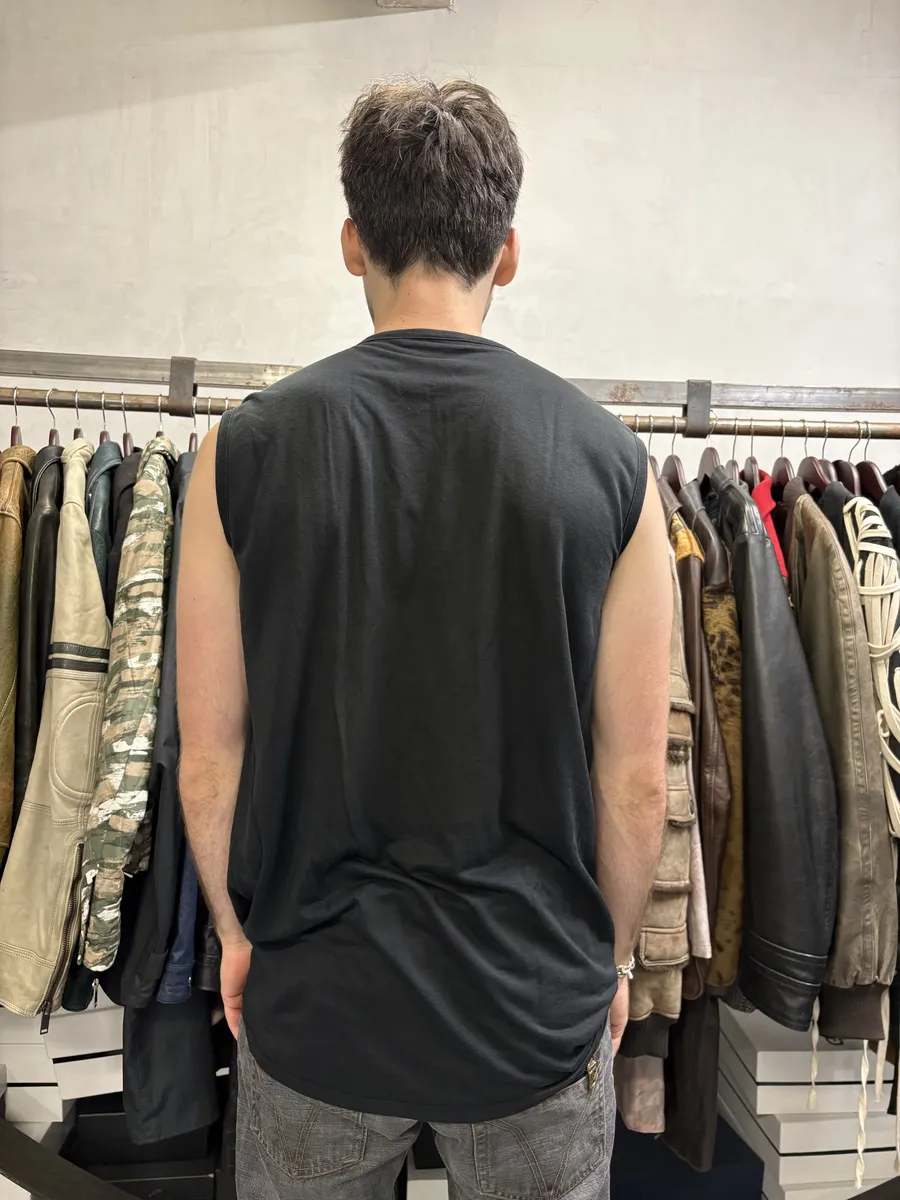 SS2010 Balenciaga Black & Blue Contemporary Tank Top - Image 3