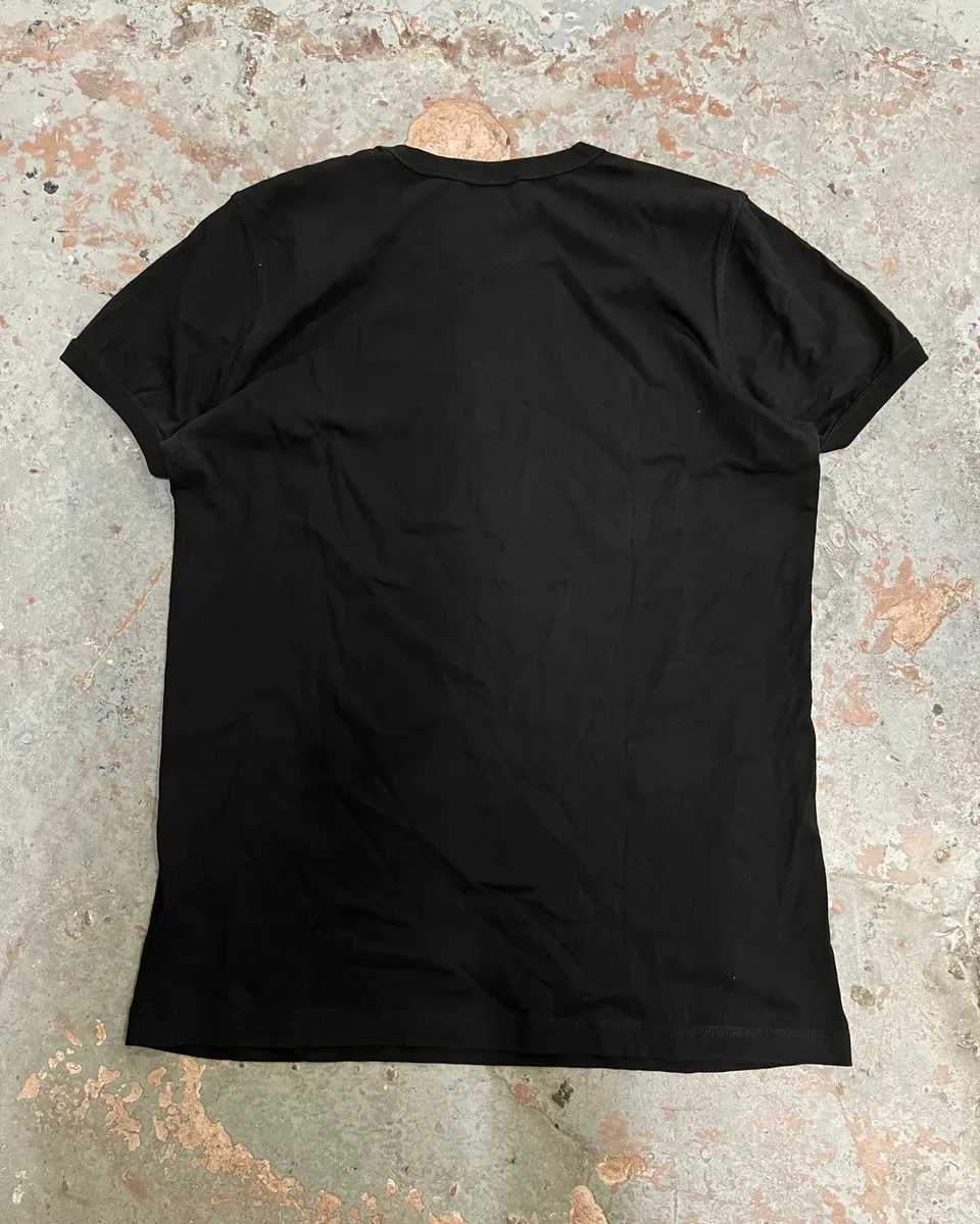SS2010 Dolce & Gabbana Black Monica Bellucci Obscure T-Shirt - Image 8