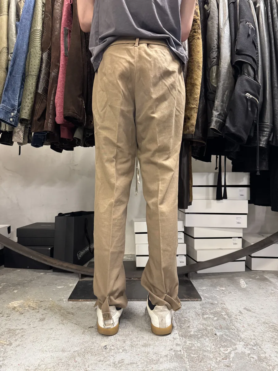 SS2010 Gucci Bamboo Buckle Tailored Green Pants - Image 3