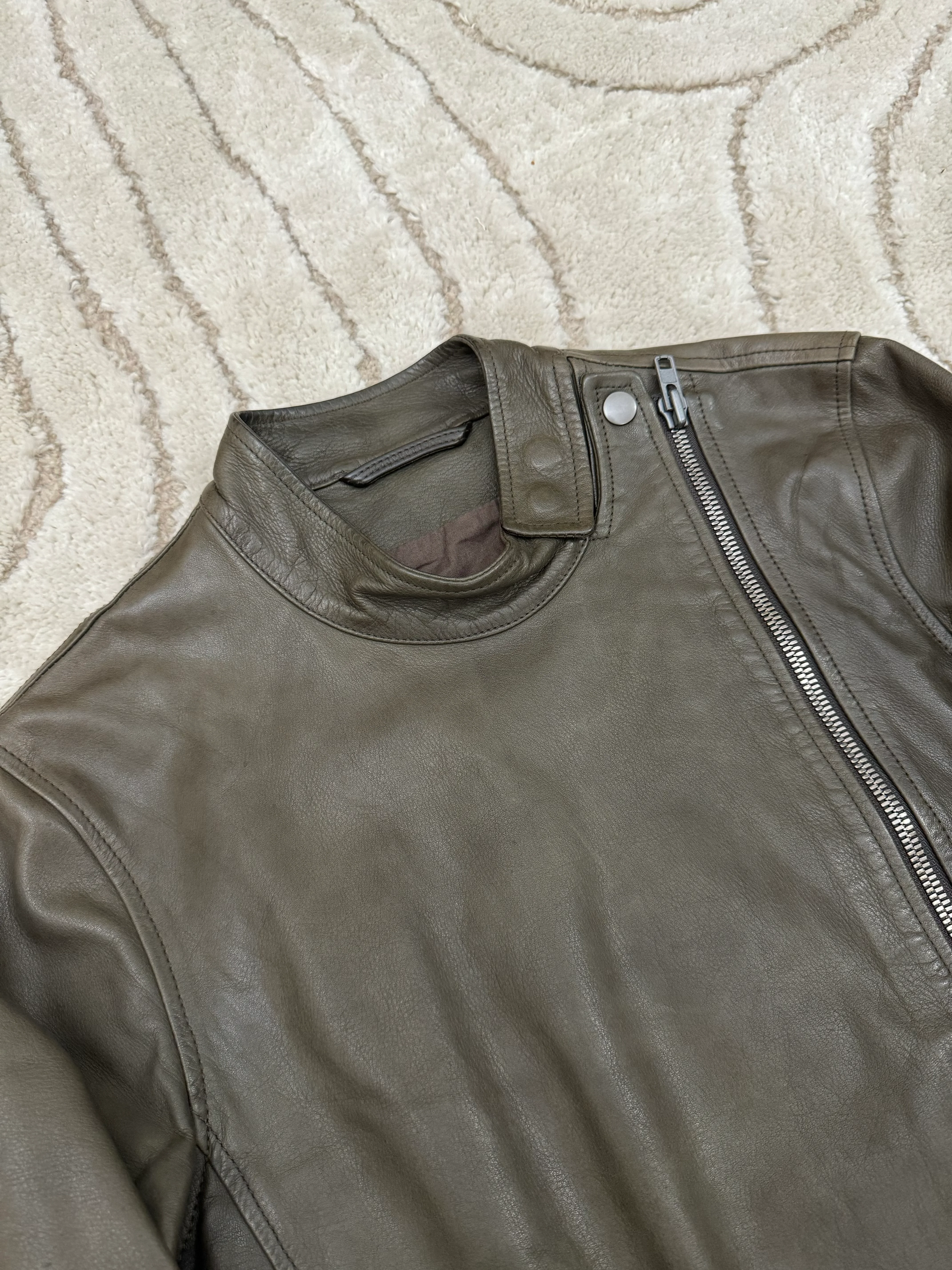 SS2010 Maison Margiela Uruguay Biker Leather Jacket (S/M) - Image 3