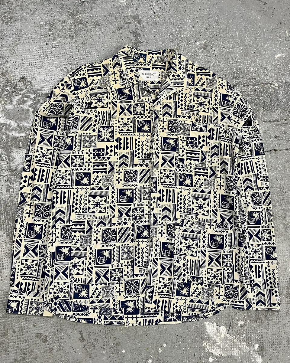 SS2010 Our Legacy Modern White & Blue Shirt