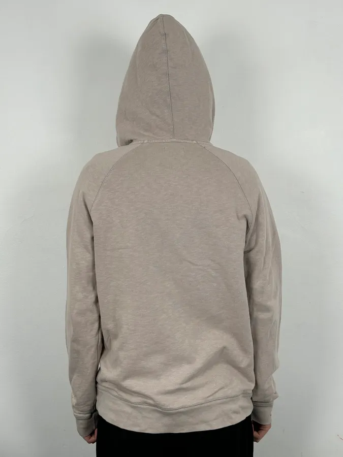 SS2011 Acne Studios Beige Full-Zip Hoodie - Image 2