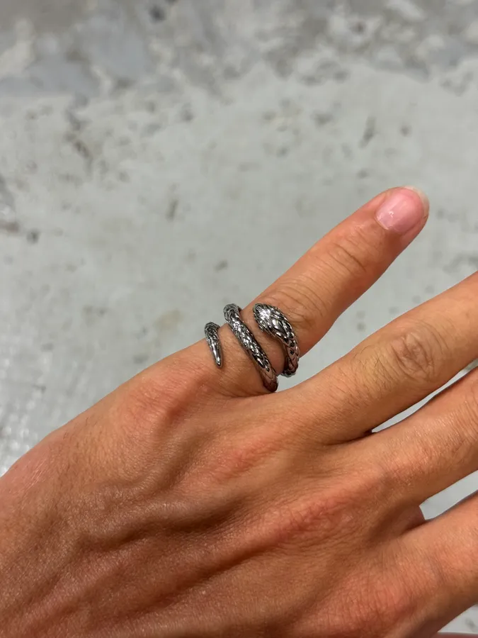 SS2011 Cavalli Avant-Garde Snake Ring - Image 2