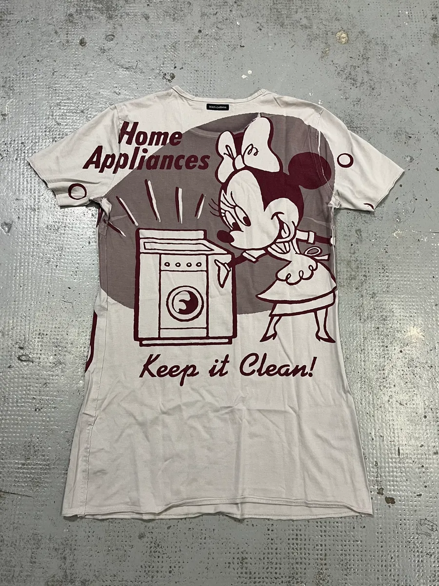 SS2011 Dolce & Gabbana Mickey & Minnie Grey T-Shirt - Image 7