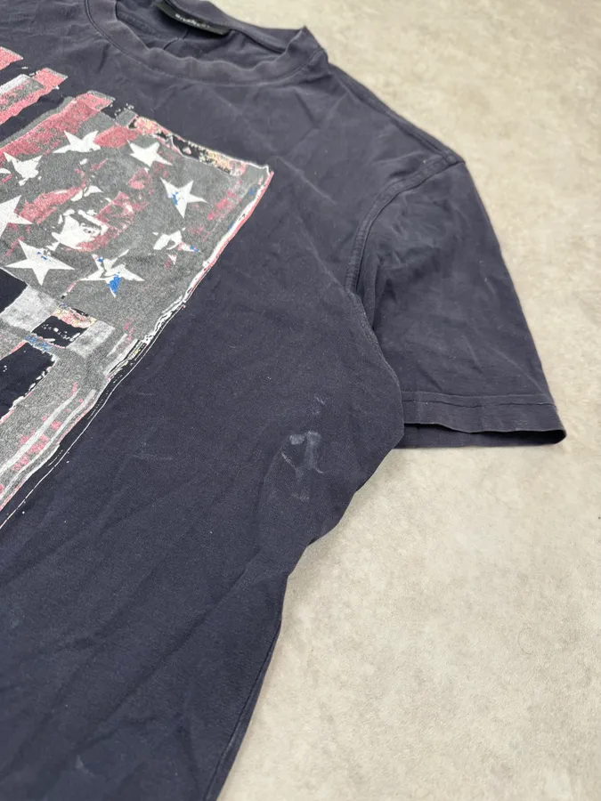 SS2011 Givenchy USA Flag Navy T-Shirt by Riccardo Tisci - Image 6