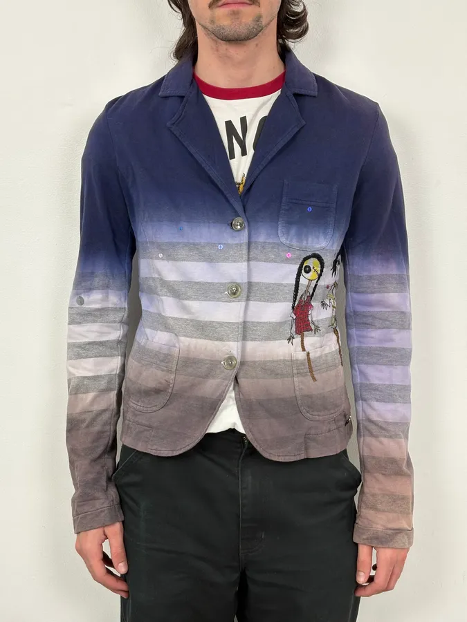 SS2011 John Galliano Scarecrow Embroidered Jacket - Image 2