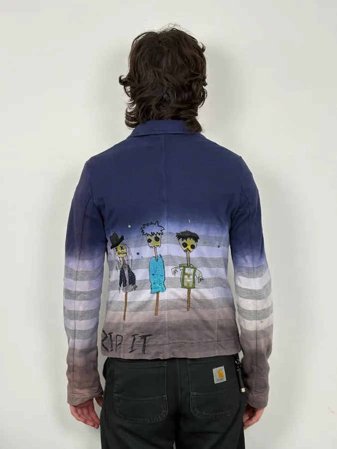 SS2011 John Galliano Scarecrow Embroidered Jacket - Image 3