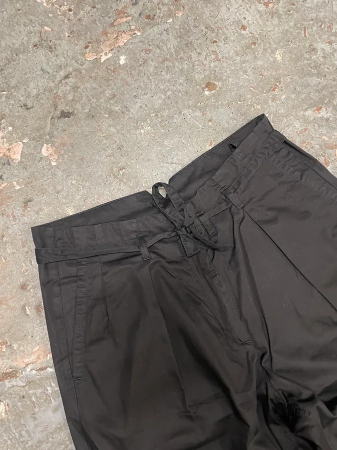 SS2011 Maison Margiela Black Large Relaxed Pants - Image 6