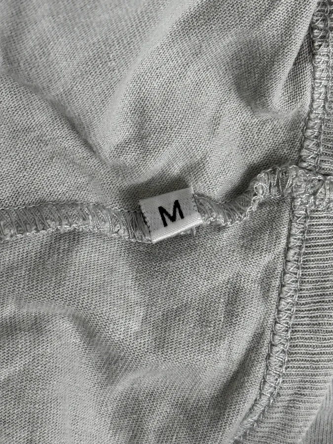 SS2011 Maison Margiela Grey V Neck T-Shirt - Image 8
