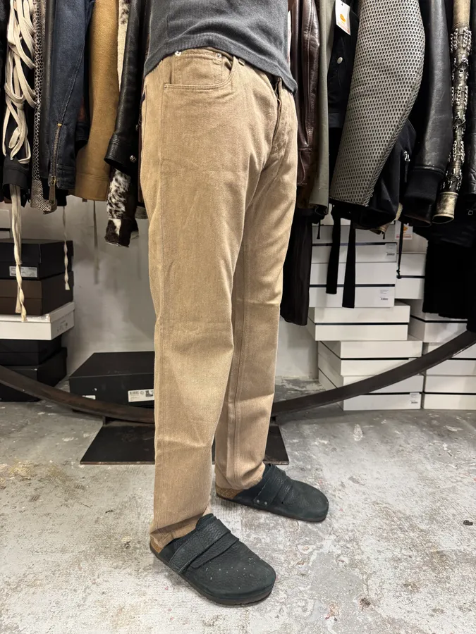 SS2011 Prada Beige Cozy Pants - Image 3